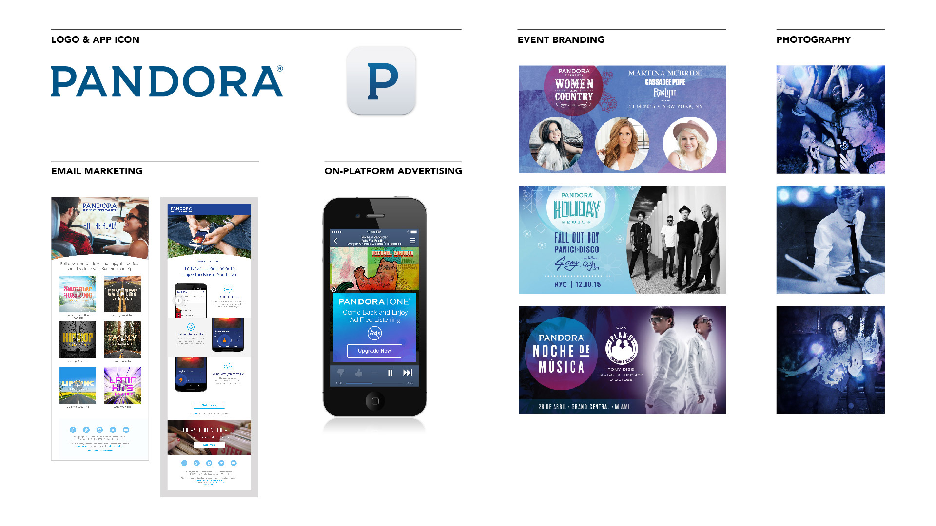 (in-house) | Pandora Rebrand: The Color Music | The One