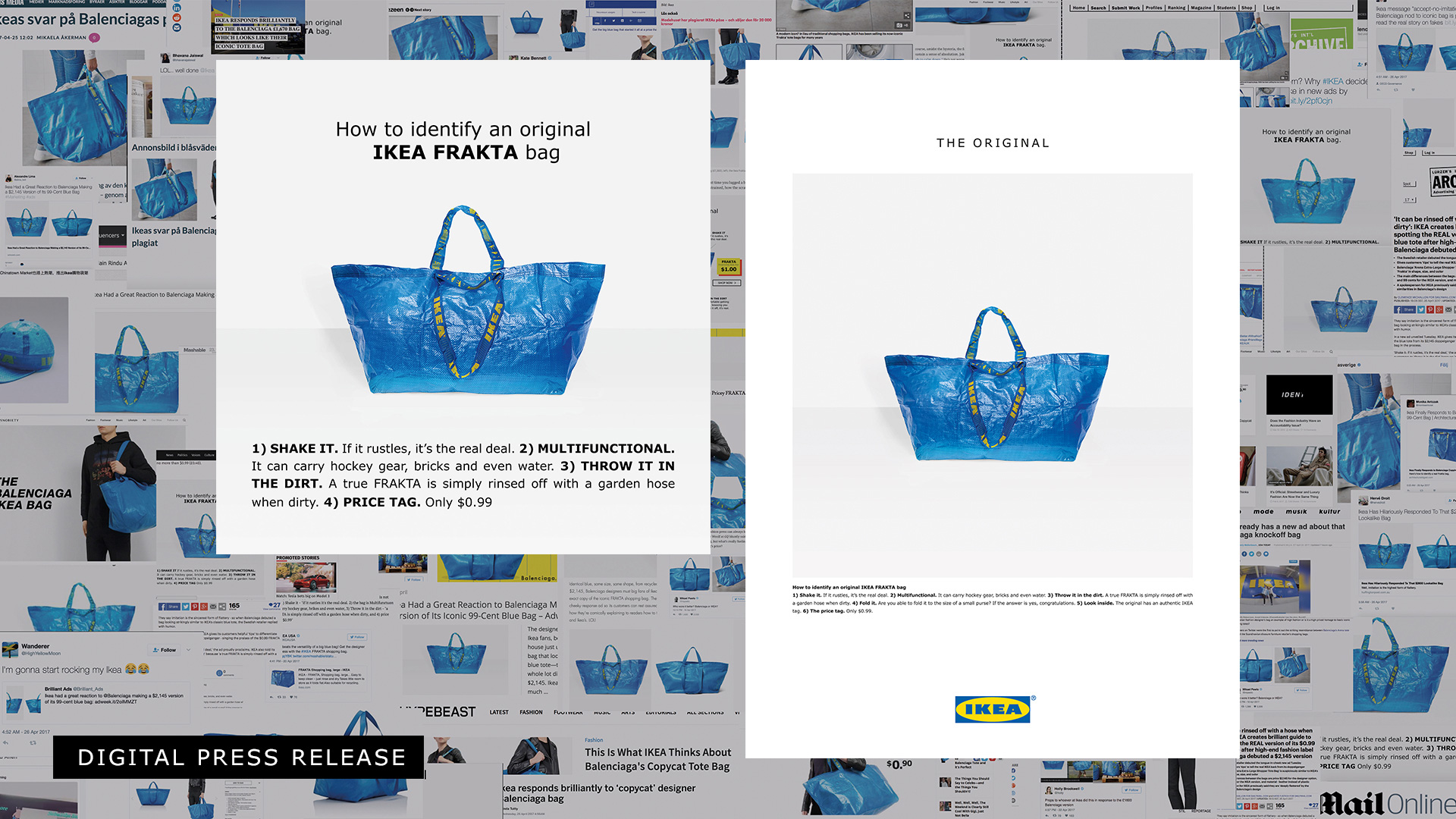 Erik Herrström on Twitter IKEA Responds to Balenciagas Copycat Tote Bag   httpstcouCGpjdtORx httpstcoslMIrokUto  Twitter