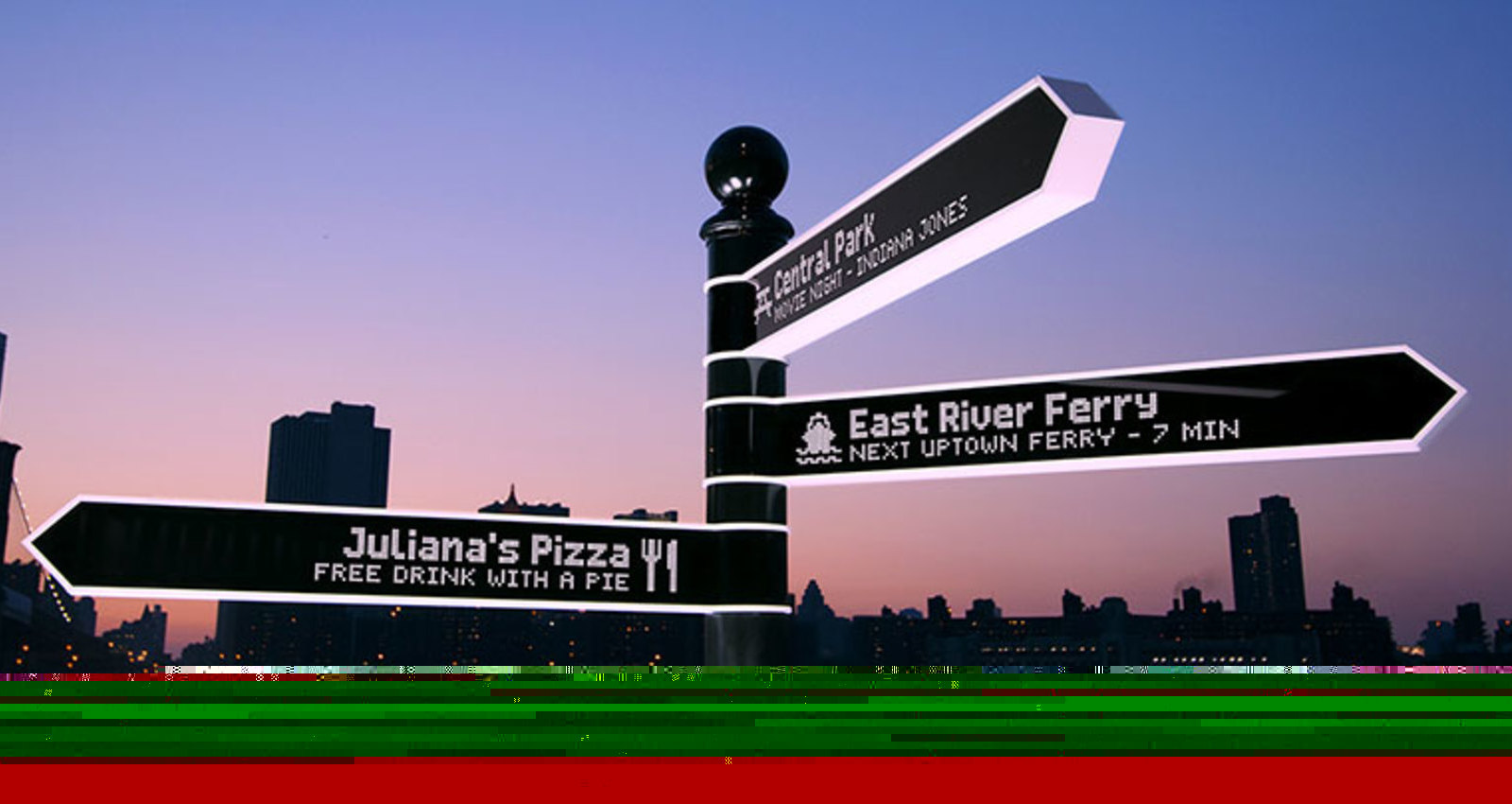 Points - The most advanced directional sign on Earth