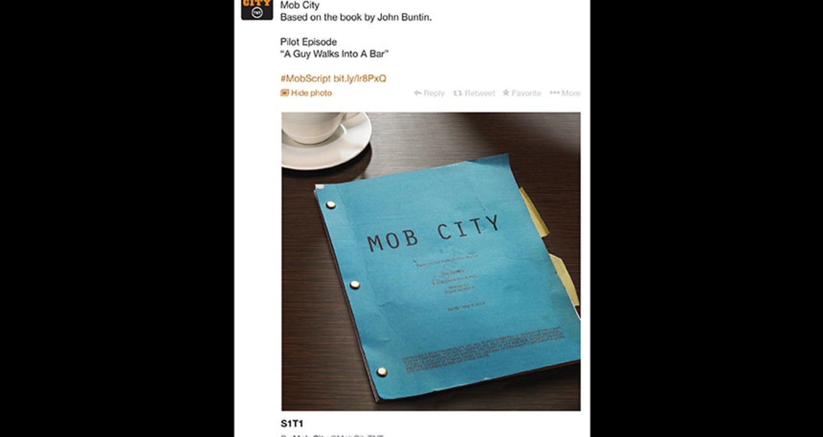 Mob City Twitter Script