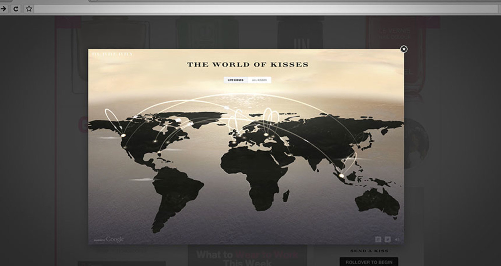 Burberry Kisses: A Google Art, Copy & Code Project