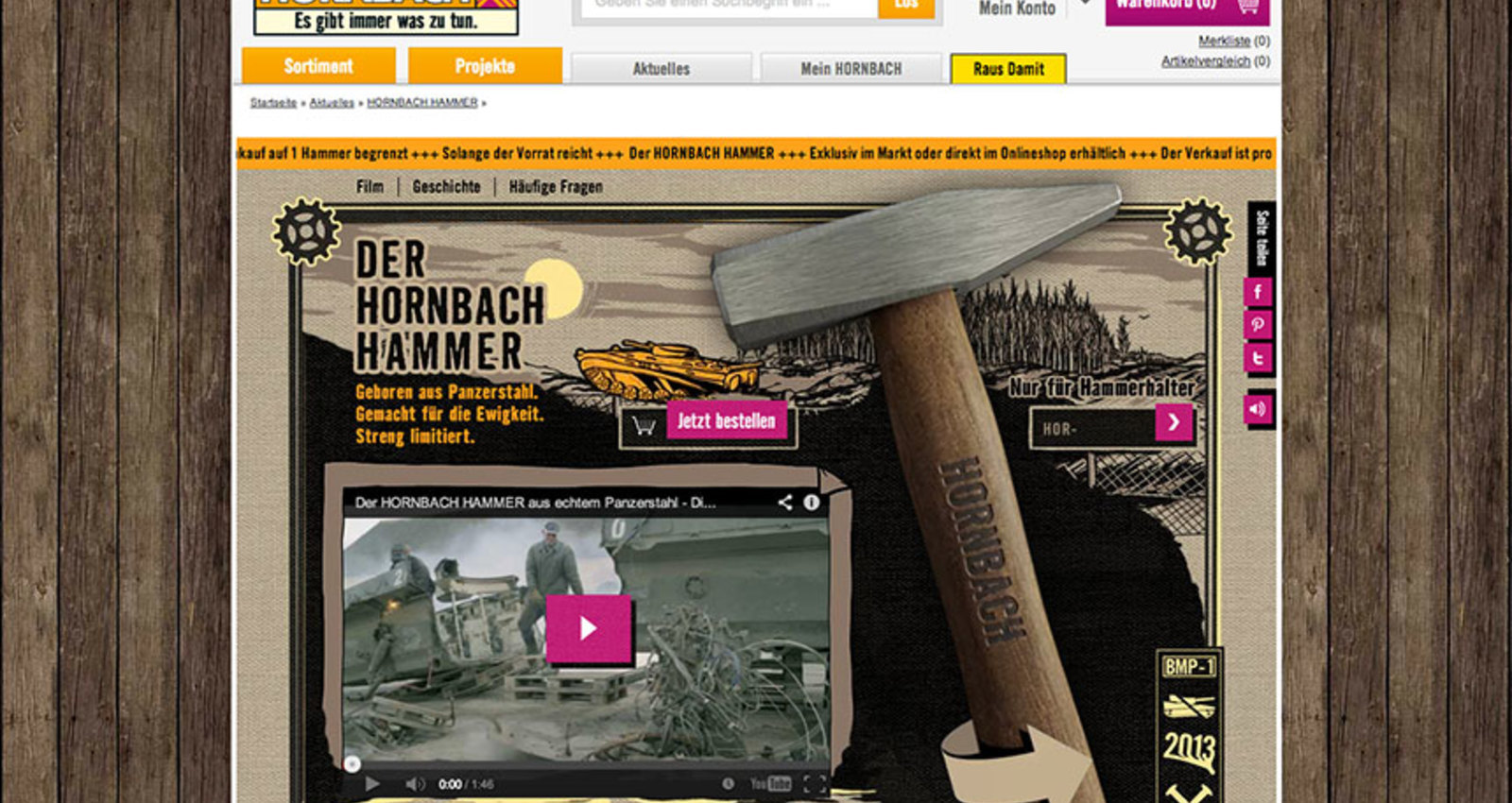 The Hornbach Hammer