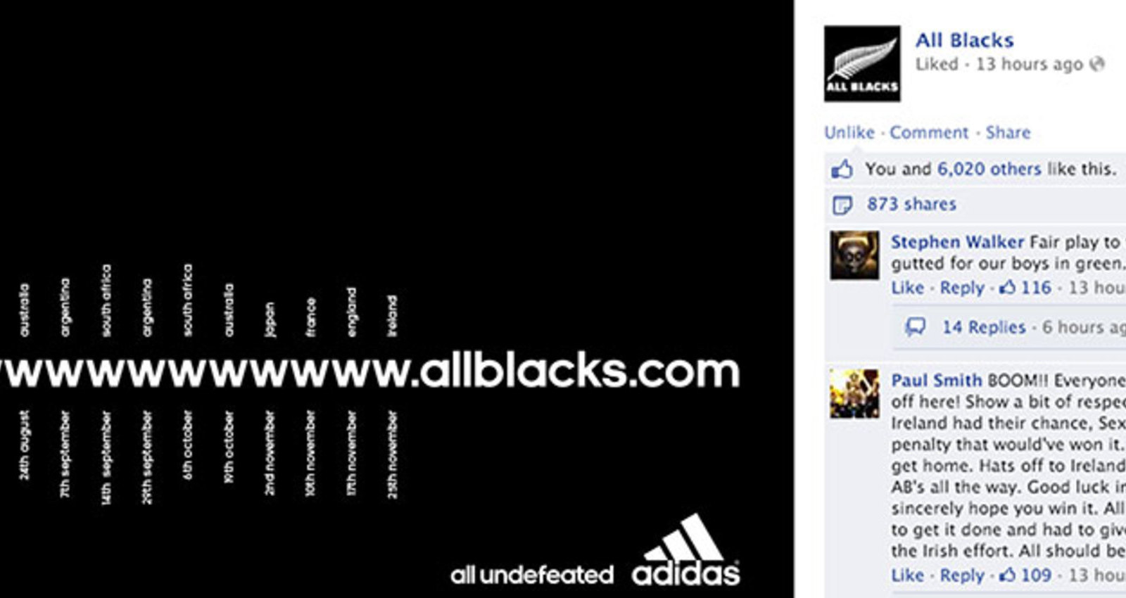 adidas All Blacks all undefeated in 2013