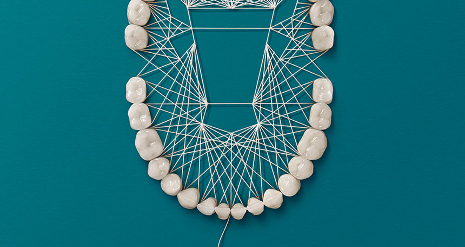 Dental Floss Art Campaign