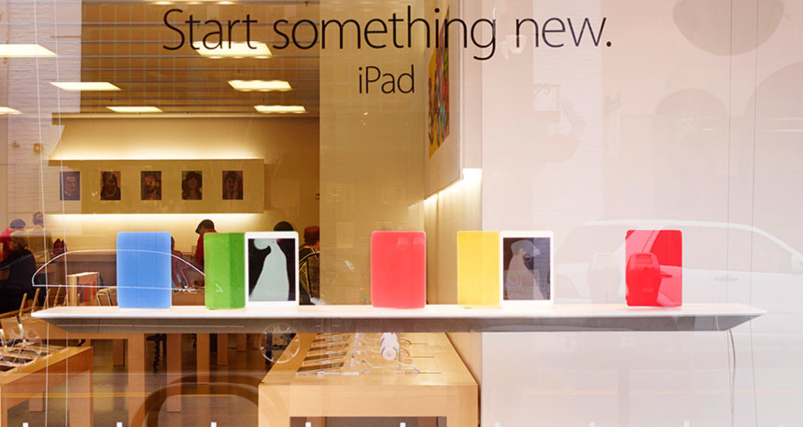 Apple New Years Window - iPad