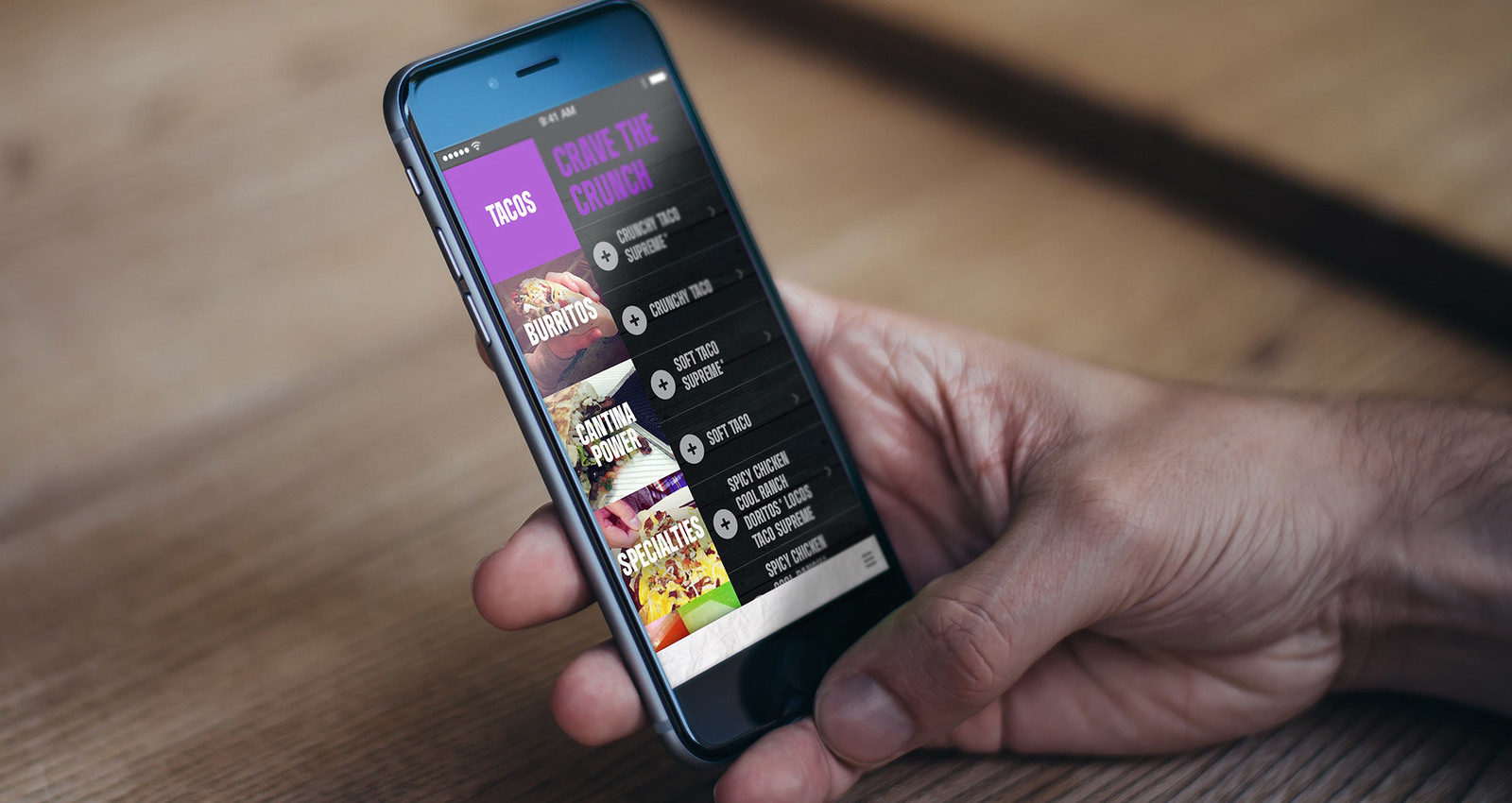 Taco Bell Mobile Ordering Application