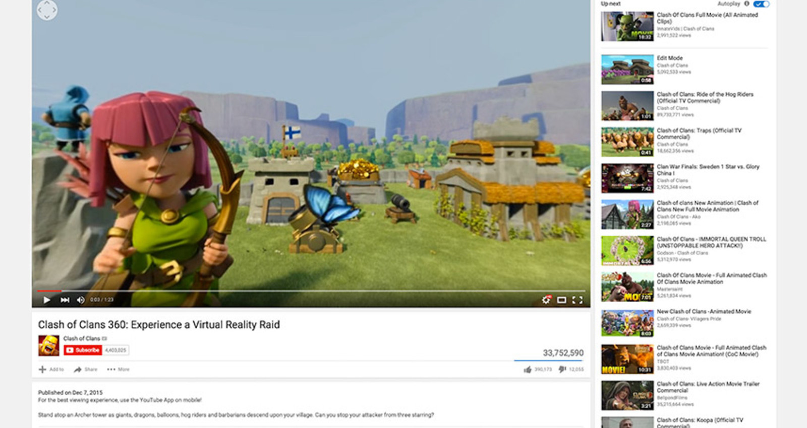 Clash of Clans - Virtual Reality