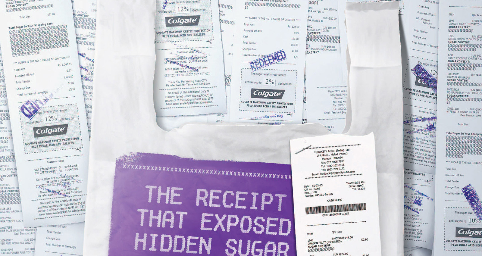Hidden Sugar Receipt