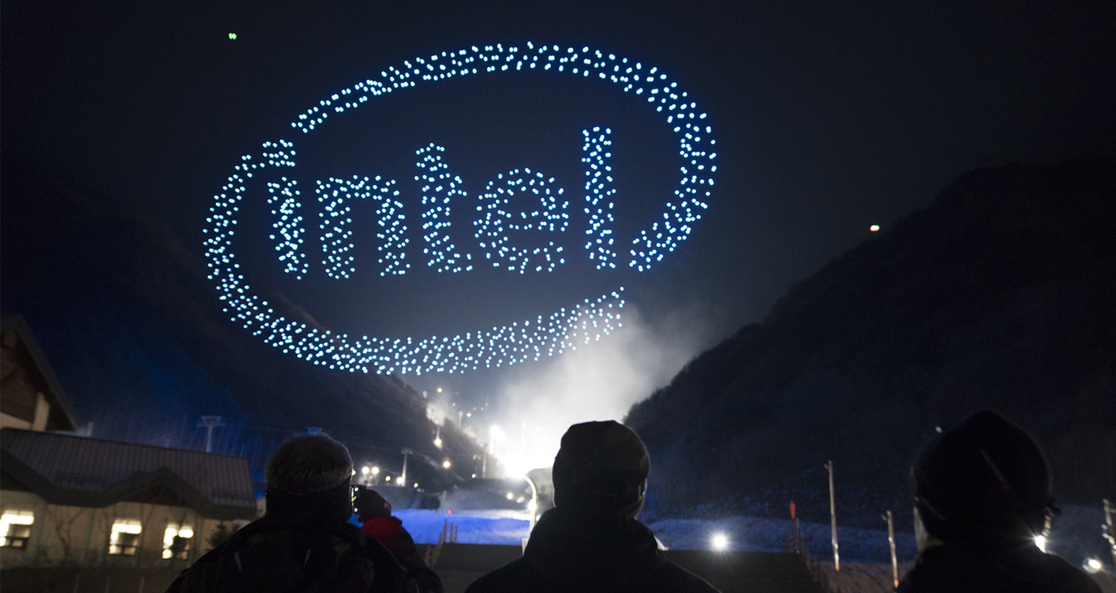 Intel Drone Light Show at The Olympics