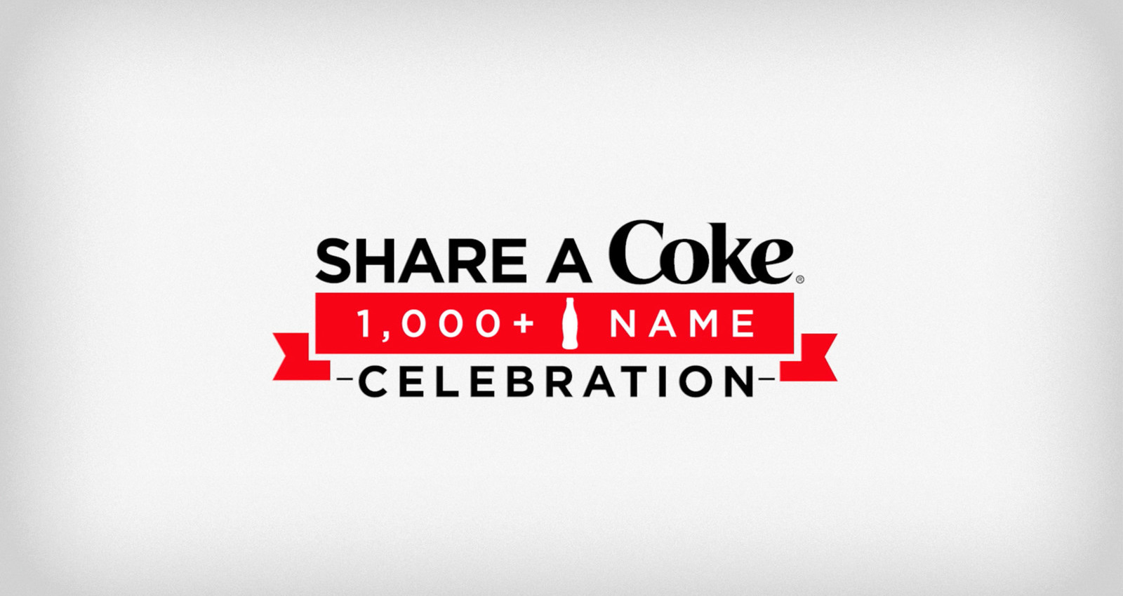 Share a Coke 1,000 Name Celebration
