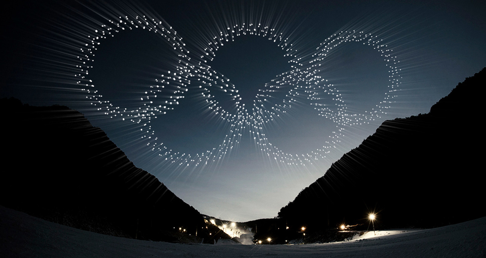 Intel Drone Light Show at The Olympics
