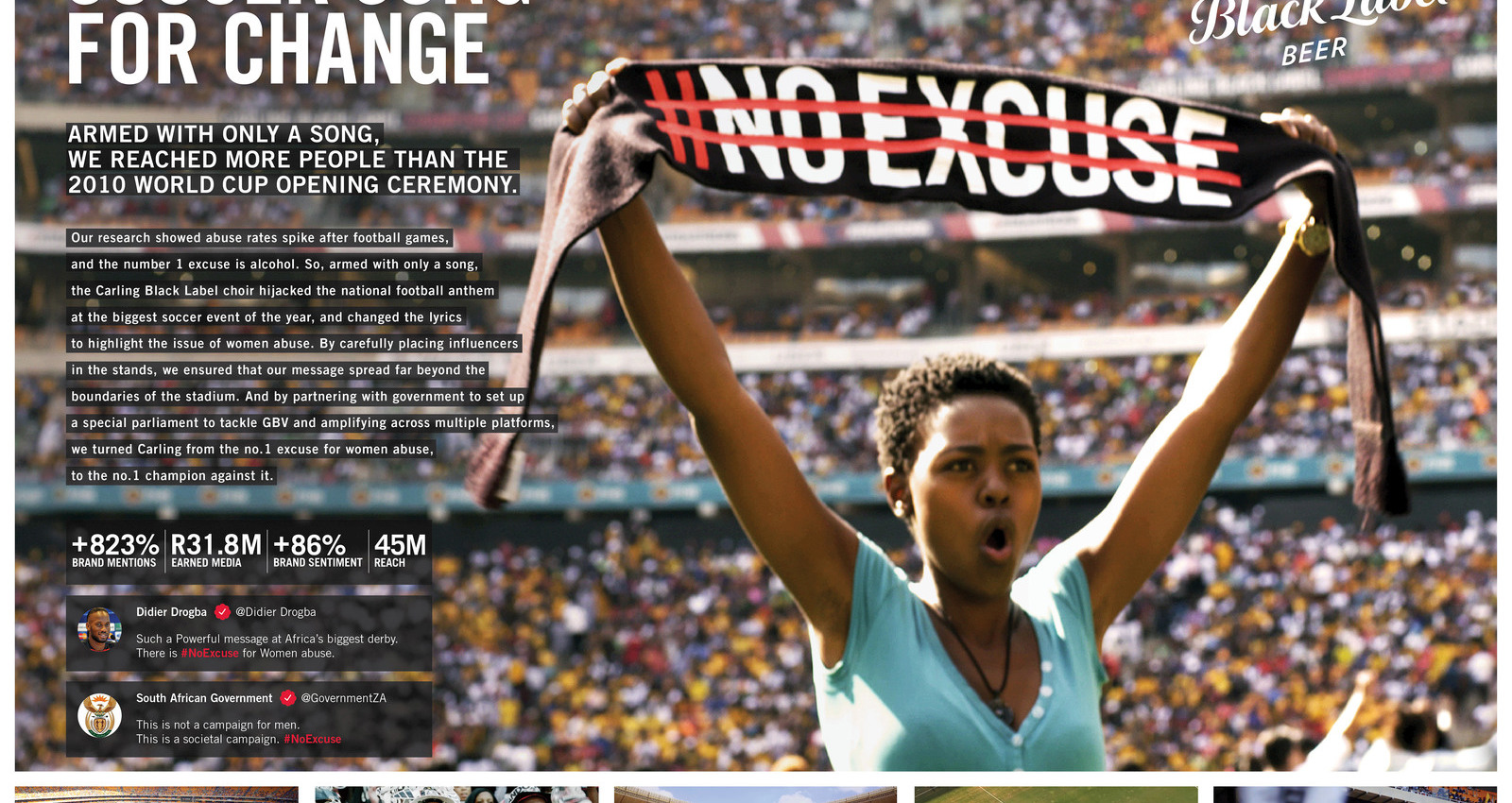Carling Black Label Soccer Song for Change