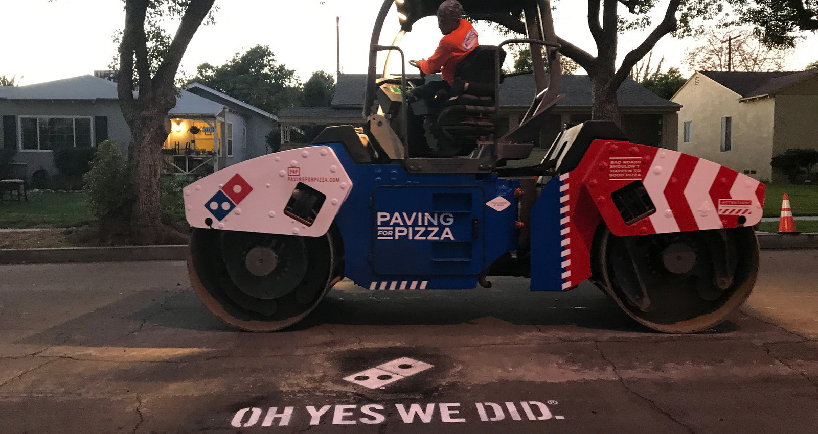 Paving for Pizza