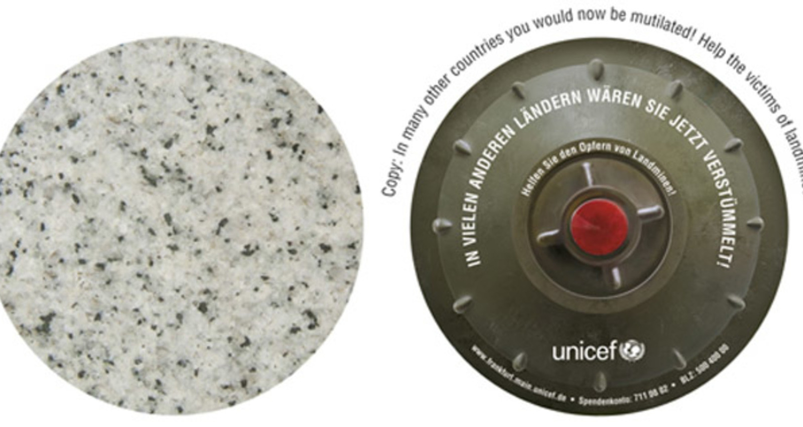 The UNICEF Landmine Stickers
