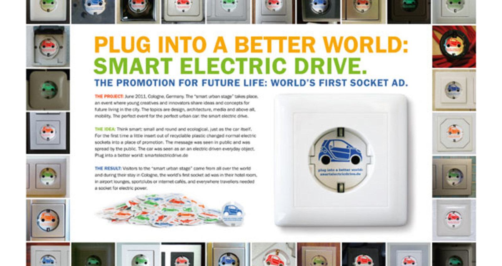 Plug into a better world - the world´s first socket ad