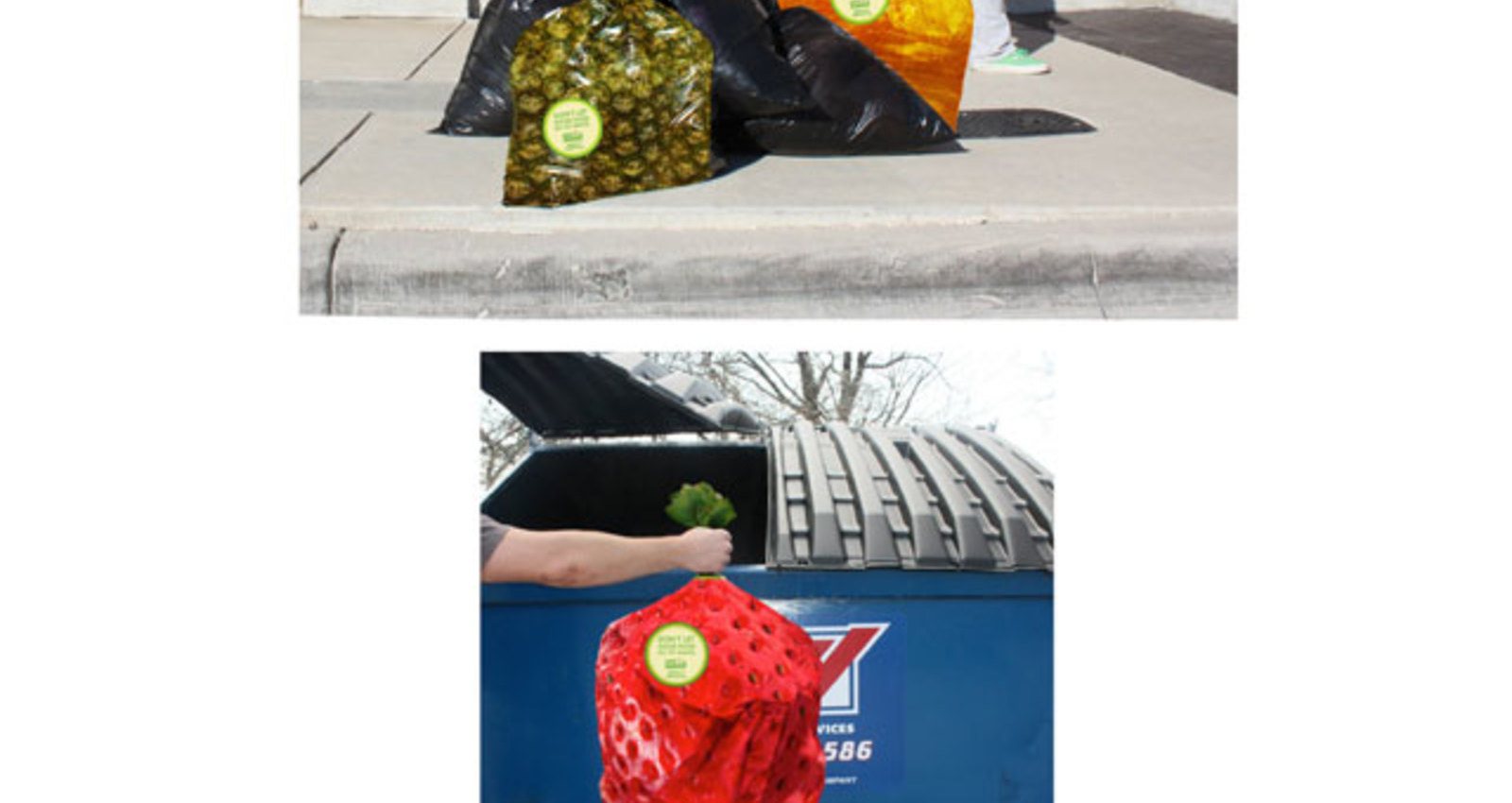 Trash Bags: Don't Let Good Food Go To Waste.