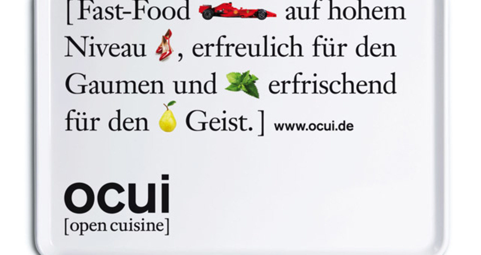 OCUI (open cuisine)
