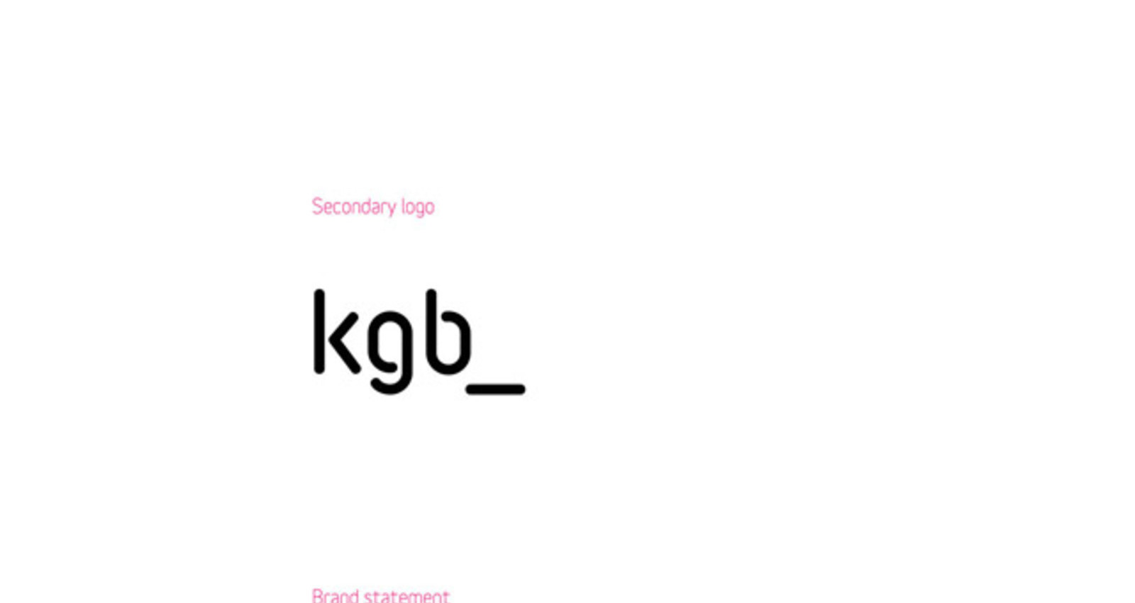 KGB Corporate Identity