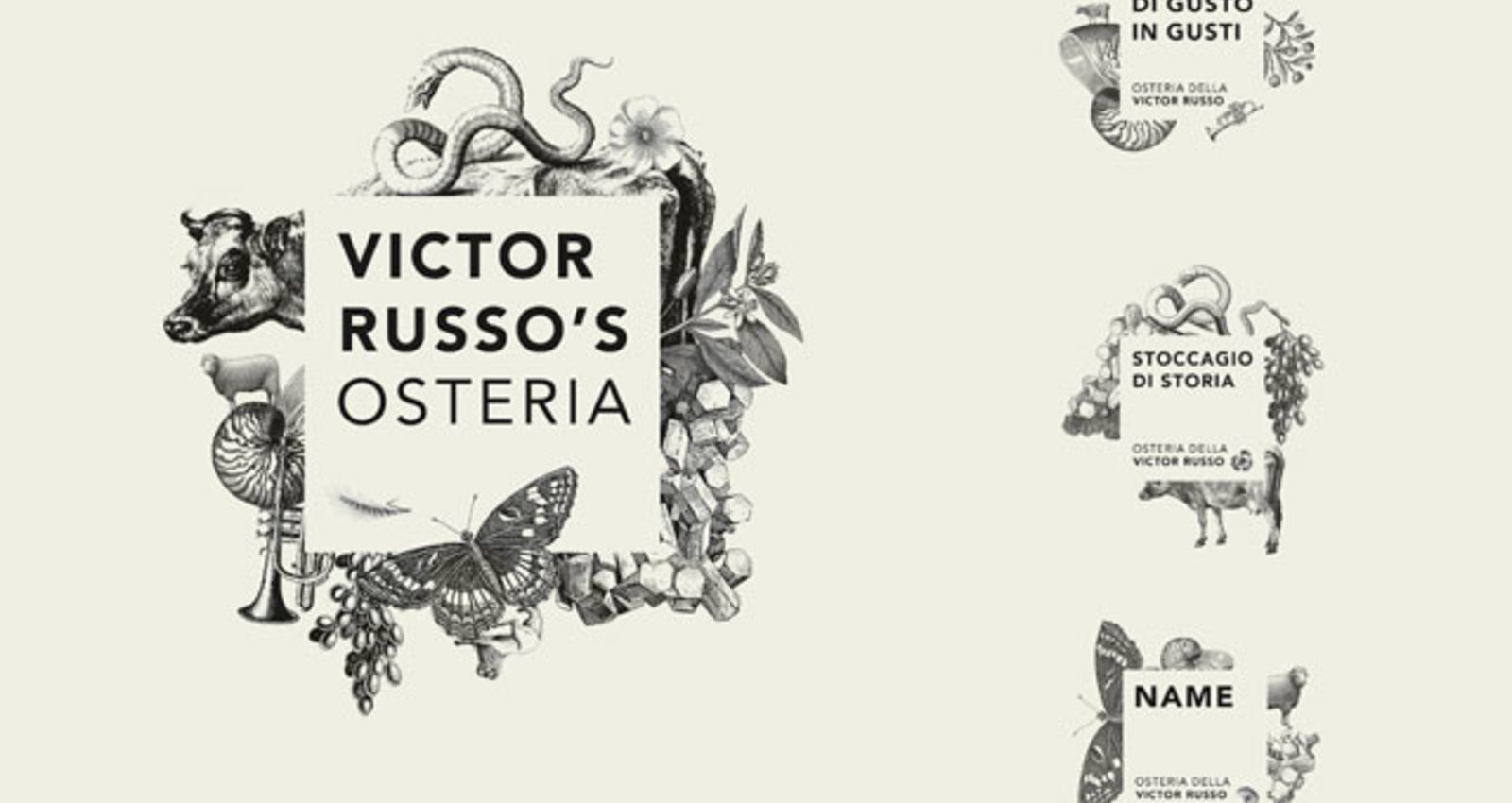 Corporate Identity Victor Russo's Osteria