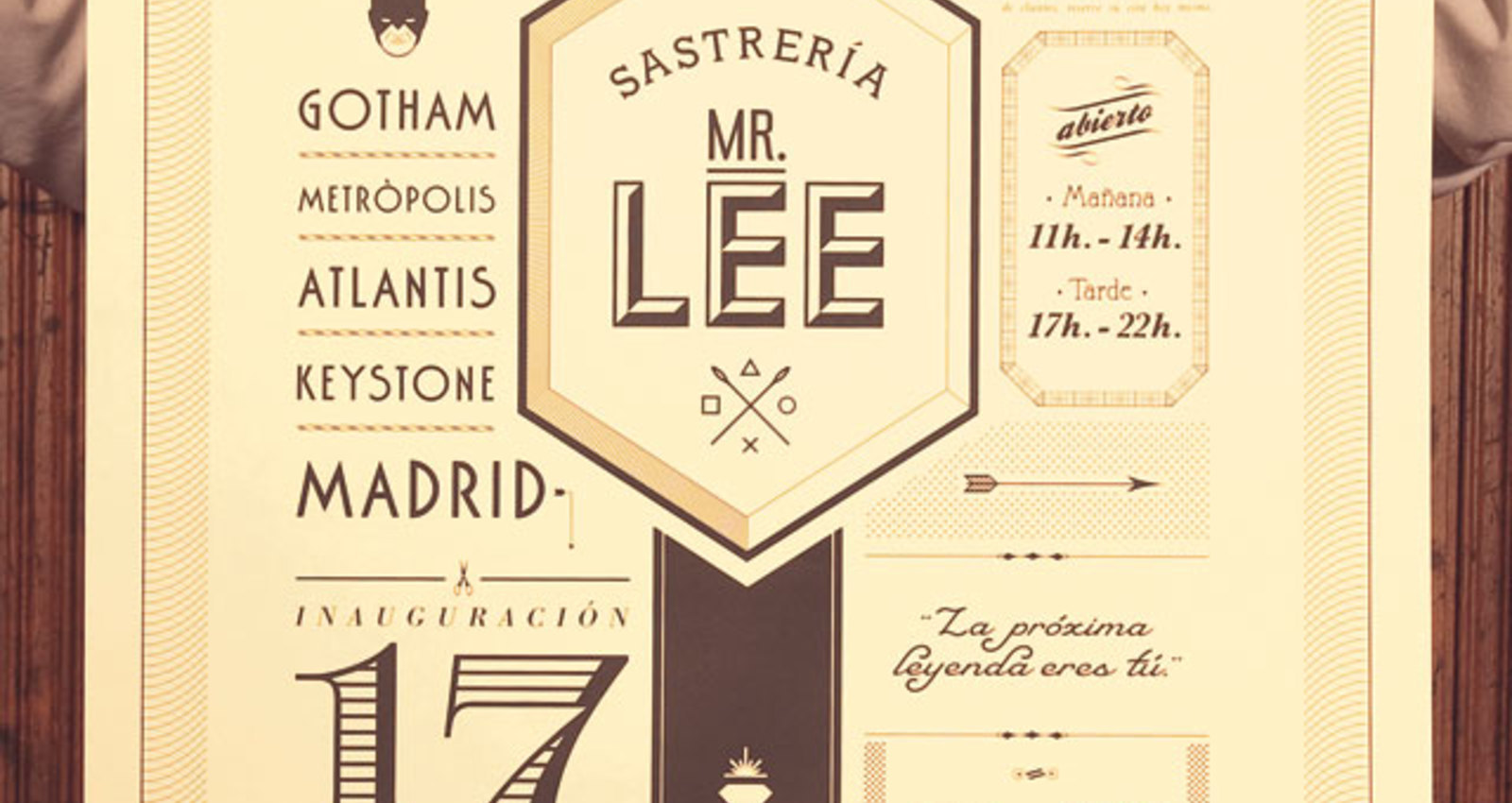 Mr. Lee, tailor to superheroes and villains