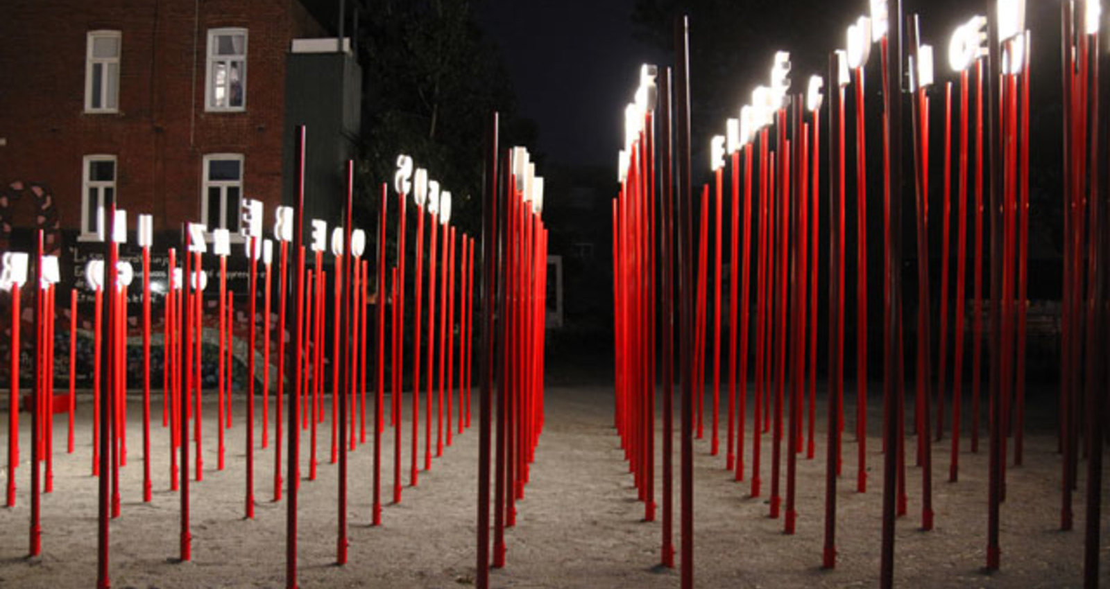 Aires  libres – Amherst Park Anamorphic Installation