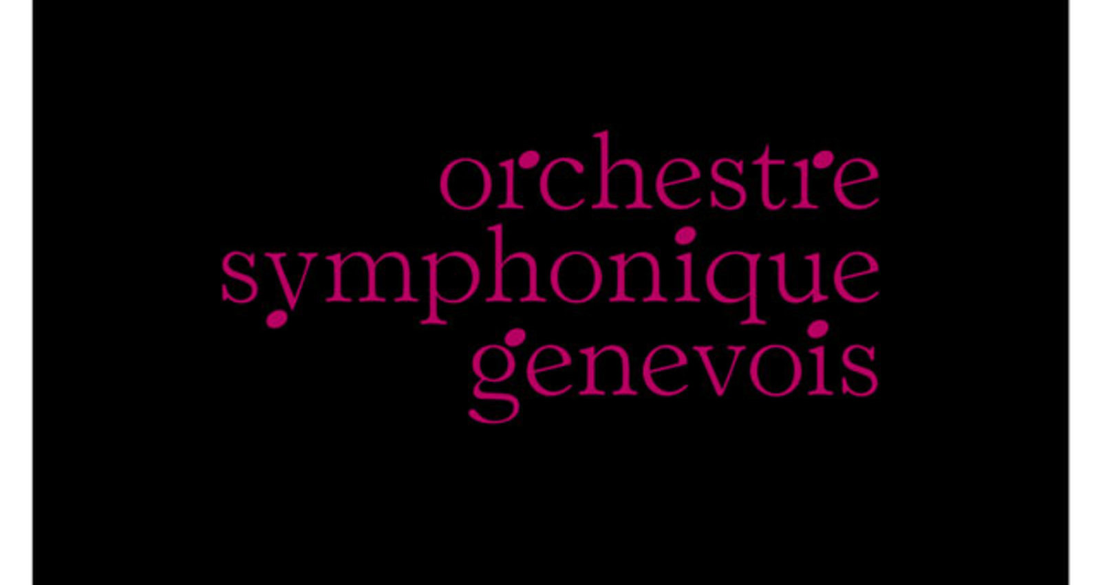 Corporate Design Orchestre Symphonique Genevois