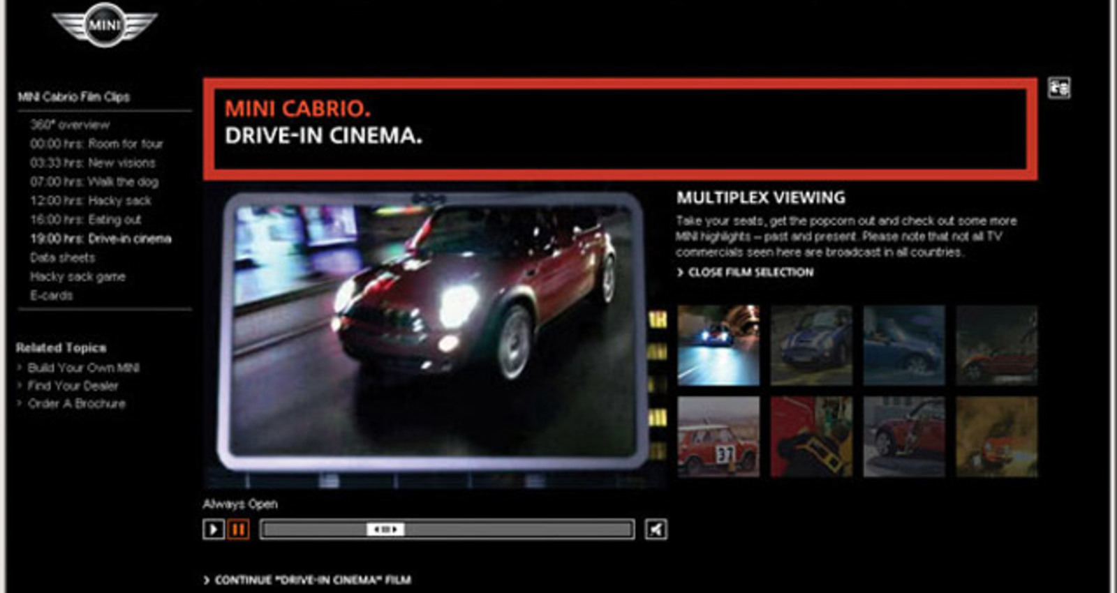 MINI Cabrio Film Clips