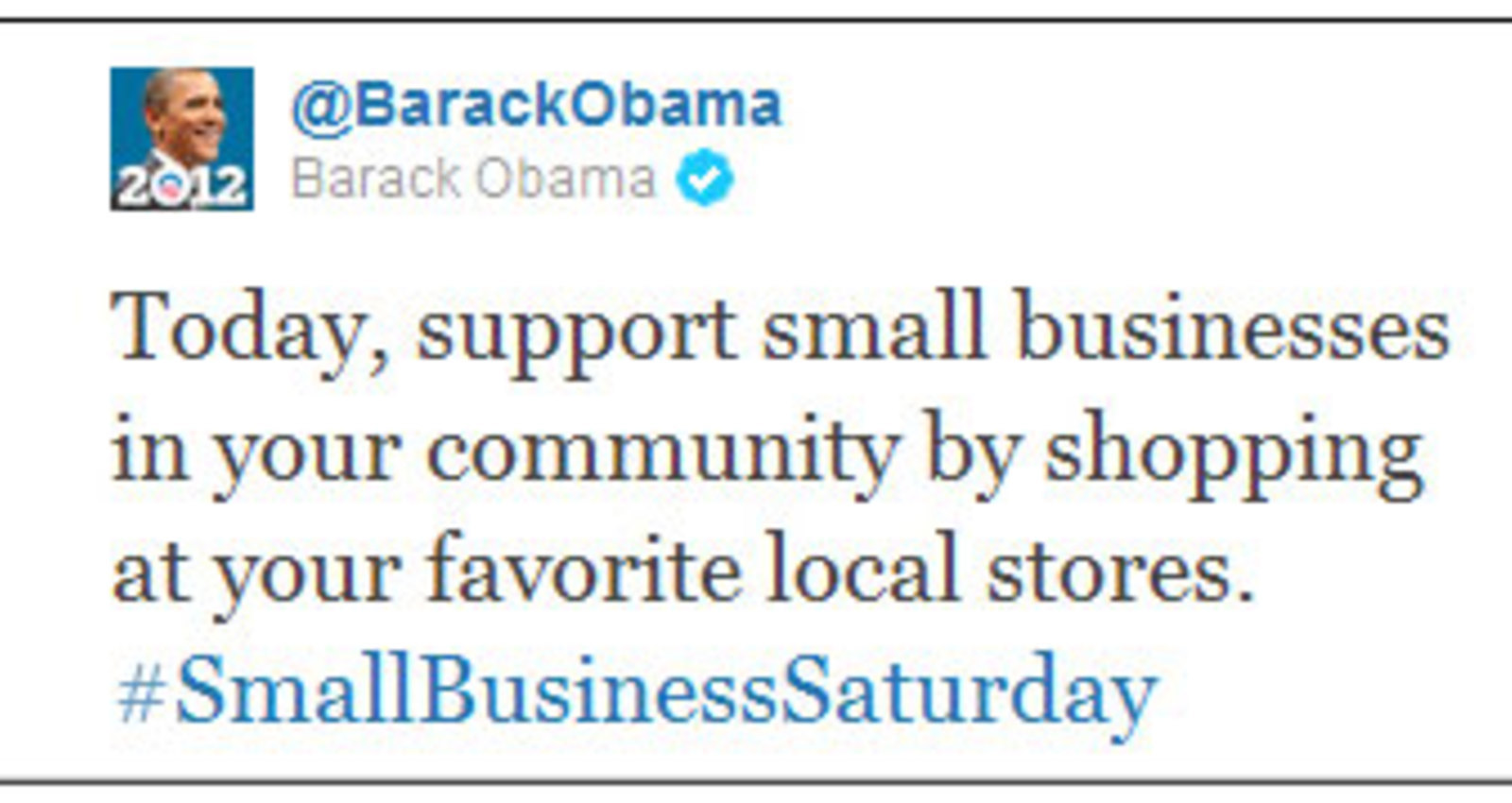 Small Business Gets an Official Day