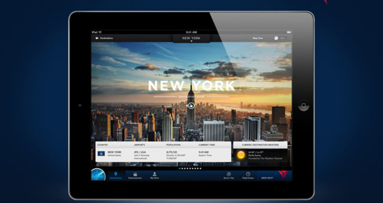 Fly Delta iPad App