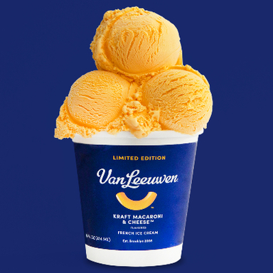 Kraft Macaroni & Cheese x Van Leeuwen Ice Cream