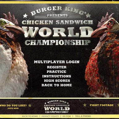 Chicken Fight Website