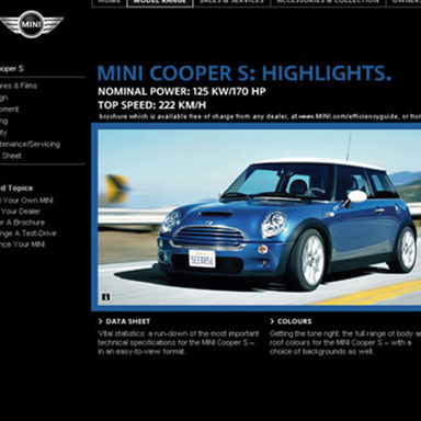 MINI Relaunch Brand Website / New Showroom