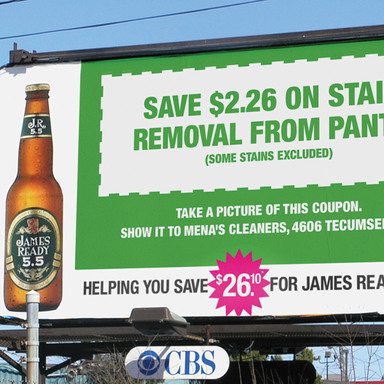 James Ready Coupon Billboard - 