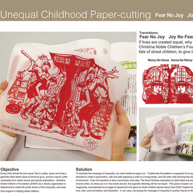 Unequal Childhood Paper-cutting Campaign
