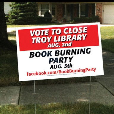 Book Burning Party