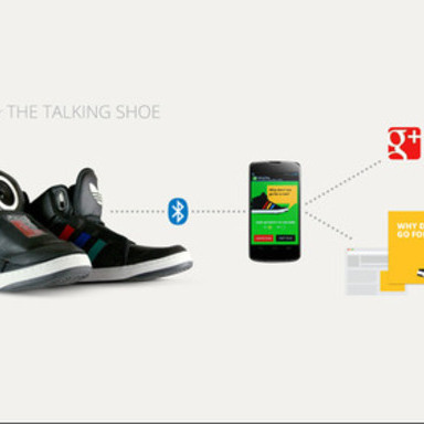 Google Talking Shoe