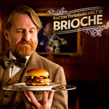Wendy's Bacon Portabella Melt on Brioche Campaign