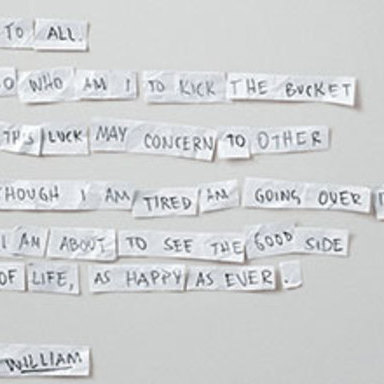 Real Suicide Notes: William