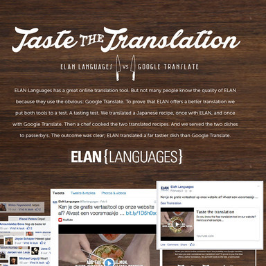 ELAN Taste the Translation