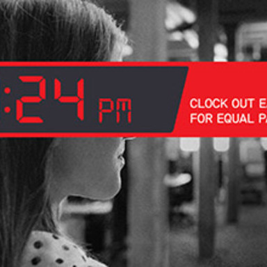 3:24PM Clock Out Early for Equal Pay