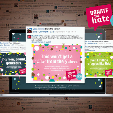 Donate The Hate - The Involuntary Online Donation