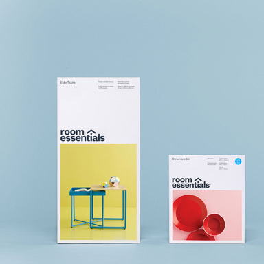 Room Essentials Visual Identity System and Packaging