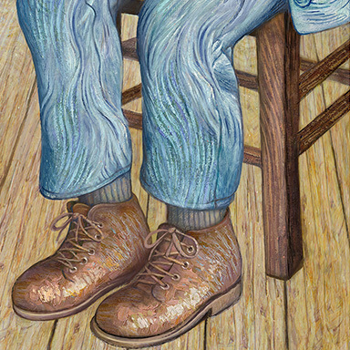 Kiwi Portraits Completed: Van Gogh