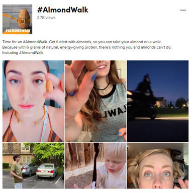 California Almonds used TikTok to get the world to walk almonds. On leashes. 