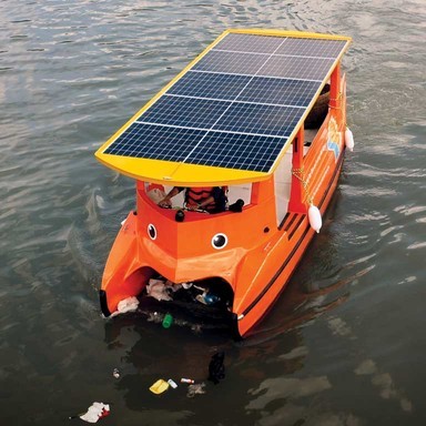Solar Boat : Clean up Mekong
