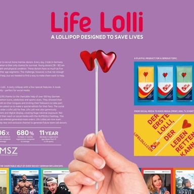 Life Lolli - A lollipop designed to save lives