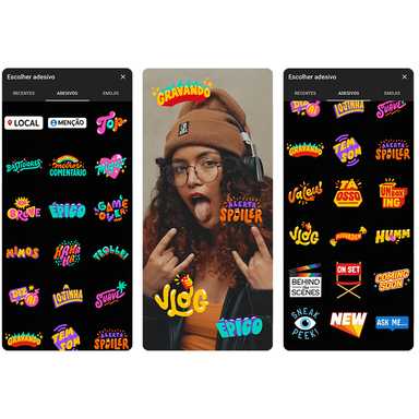 YouTube Stickers