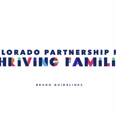 Colorado Partnership for Thriving Families Rebrand