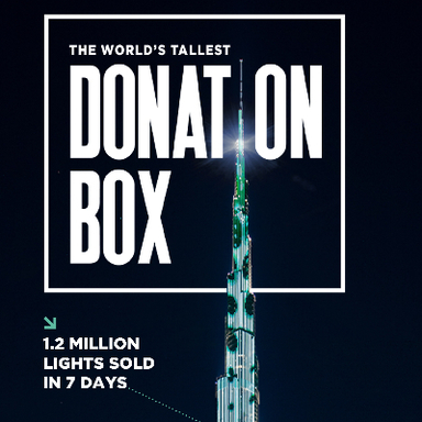 The World’s Tallest Donation Box