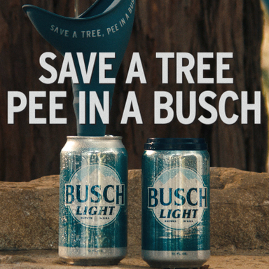 Pee in a Busch, Save a Tree